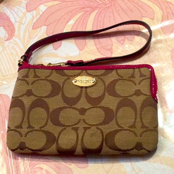 Coach Handbag WITH PINK STRAP - Picture 1 of 5